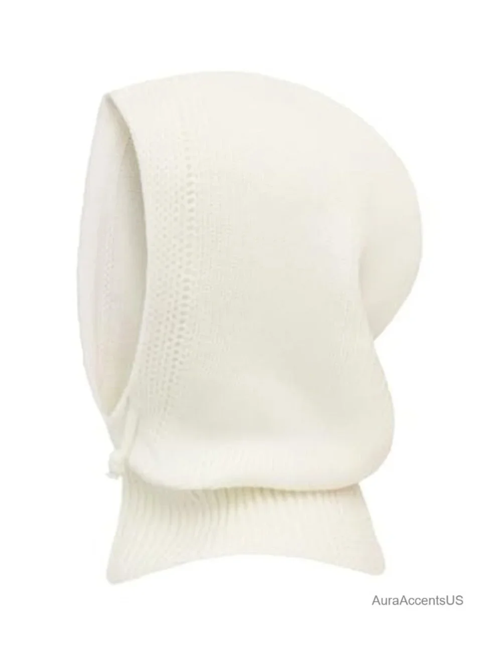 Women's Balaclava Knit Skull Cap Beanie Hat with Adjustable Drawstring